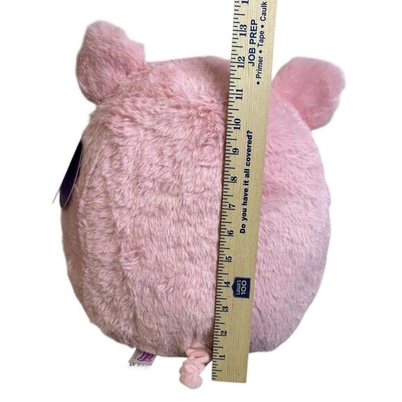 Fuzzamallows by Original Squishmallows Peter The Pink Pig 12 in Plush New - Picture 3 of 7